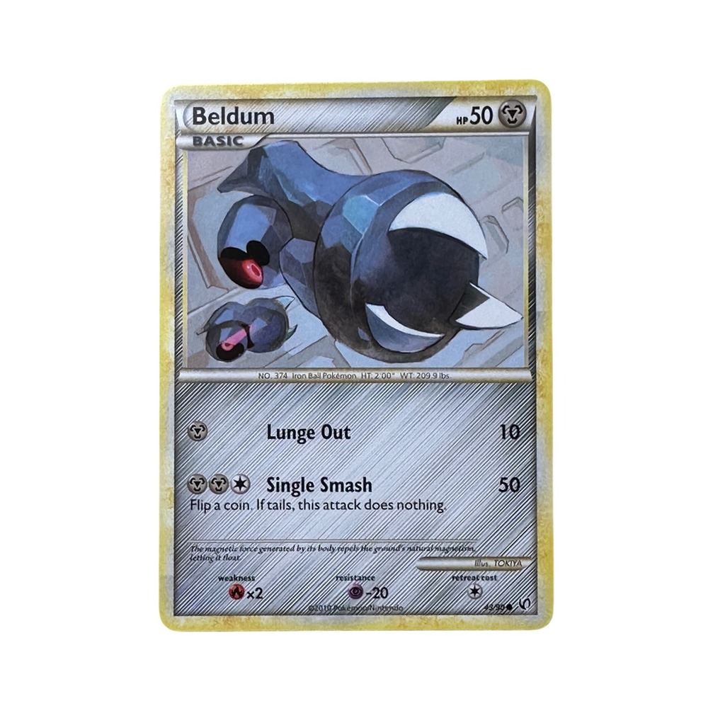 Beldum Pokemon Card Diamond Pearl Series 2007 HP 50 TCG Game